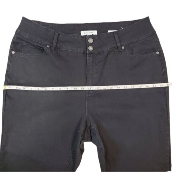 Ellen Tracy Women's Black High Rise Stretch Jeans Size 20 W - Picture 6 of 11